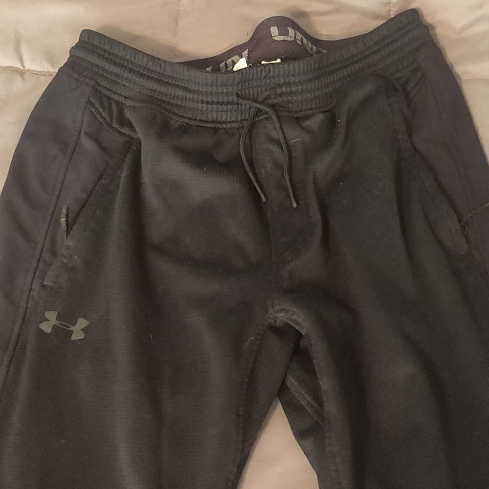 Under Armour COLDGEAR Reactor Fleece tapered pants joggers Large